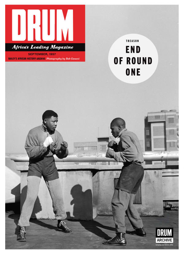 Drum Archive, Drum Poster: Nelson Mandela - End of Round One, printed 2025