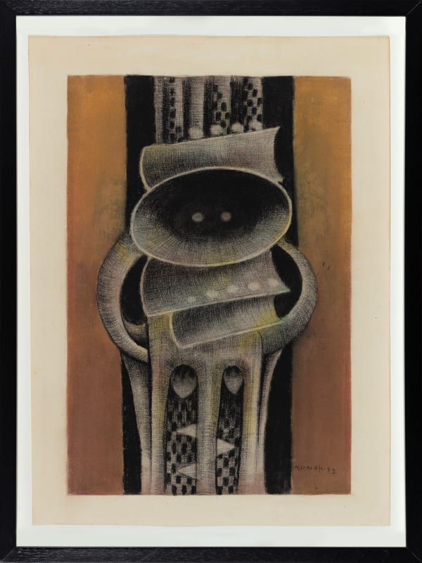 Sydney Kumalo, Untitled I (Drawing for wall relief sculptures), 1983