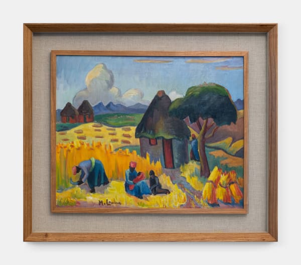 Maggie Laubser, Harvesting Freestate (Murray-Louw Oestoneel), 1944