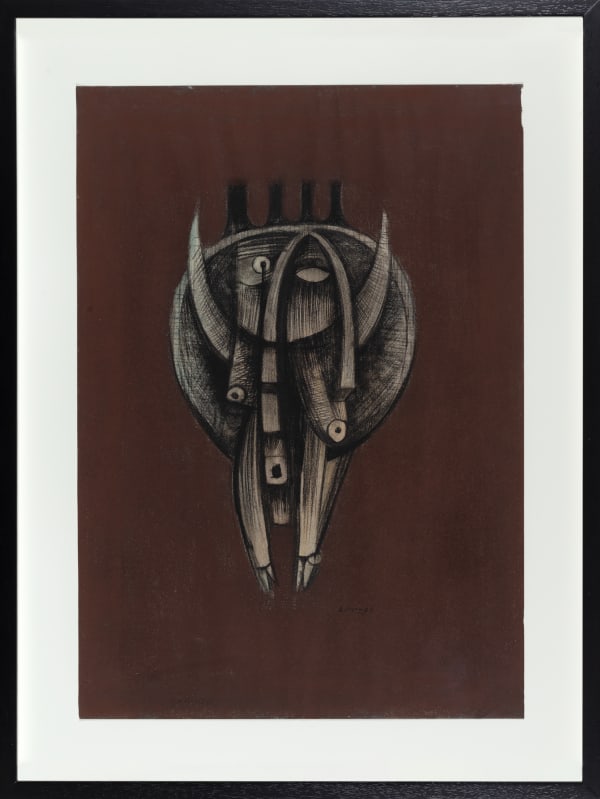 Sydney Kumalo, Untitled (Study for wall sculpture), 1982