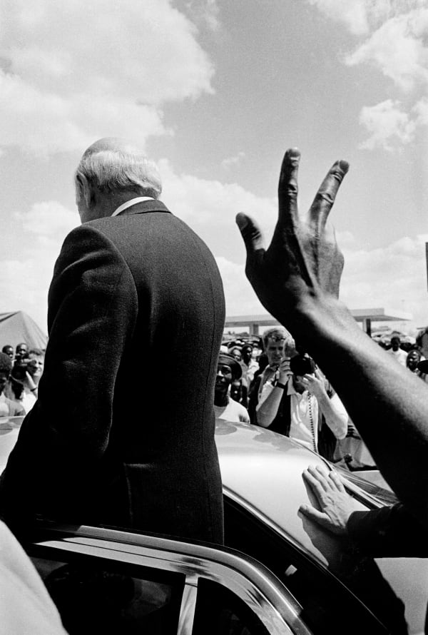 Paul Weinberg, Former President F.W. de Klerk campaigns in Soweto, 1994, 2024