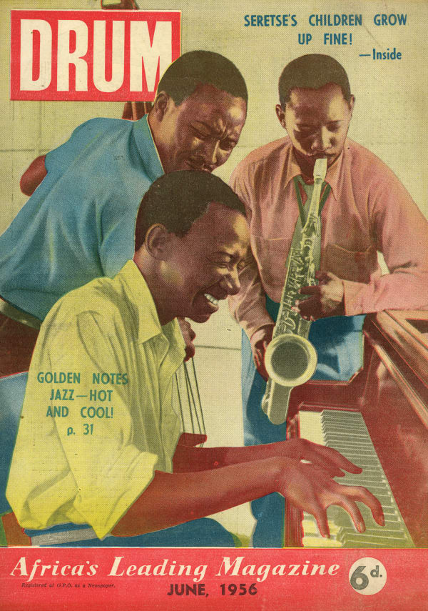 Drum Archive, Drum Magazine Cover, June 1956 (Golden Notes Jazz - Hot and Cool!), printed 2025