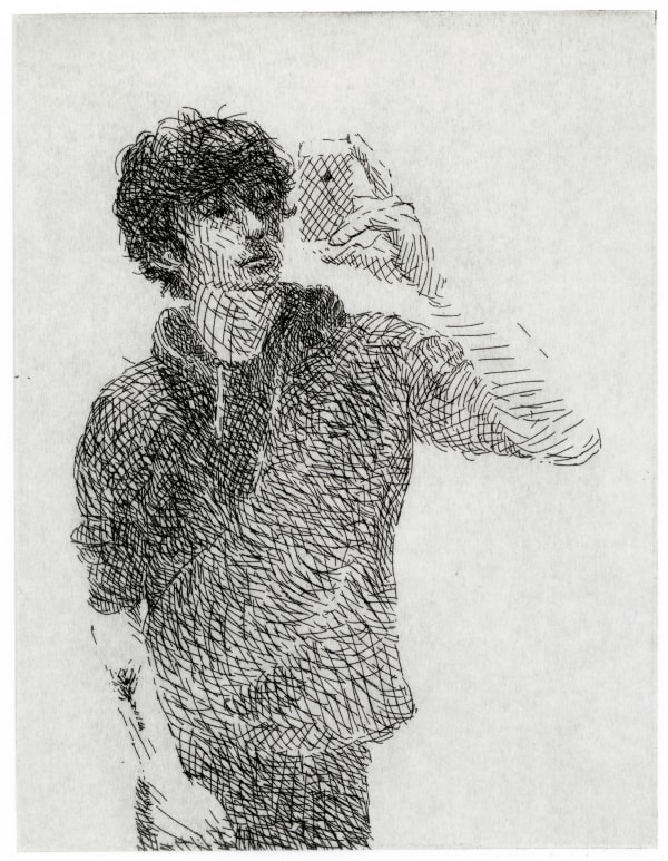 Peter Chater, Aiden mirror selfie, 2025