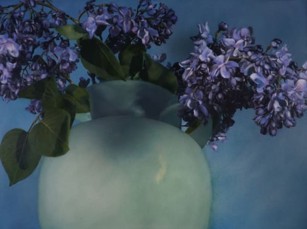 Brigitte Carnochan, Lilacs in Green Vase, 1999
