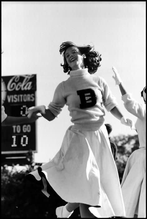 Elliott Erwitt, Cheerleader in Gulfport, Mississippi, 1954
