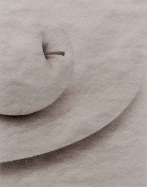 Jed Devine, White Apple on Plate, circa 1970