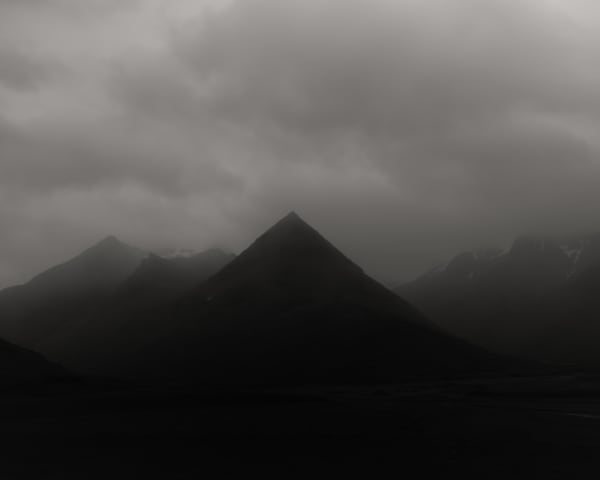 Jeffrey Conley, Triangle Peak, Midnight Sun, Iceland, 2017