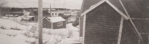 Jed Devine, Barn in the Snow, circa 1970