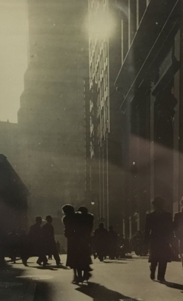 Fred Zinnemann Untitled [city view], 1932 Vintage gelatin silver print 3 1/8 x 2 inches