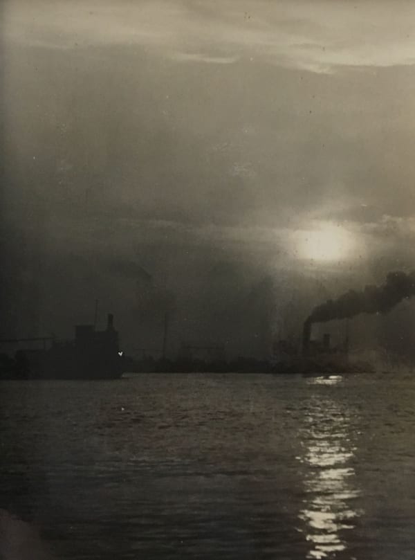Fred Zinnemann Untitled [steamboat], n.d. Vintage gelatin silver print 3 1/2 x 2 5/8 inches