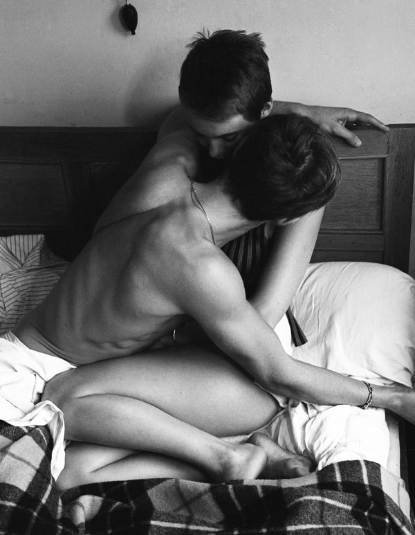 Raymond Cauchetier, Seberg and Belmondo, On Bed Kissing, 1959 (Printed 2020)