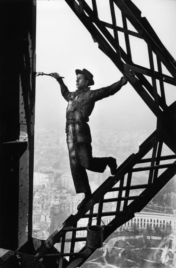 Marc Riboud, Painter of the Eiffel Tower, Paris, France, 1953