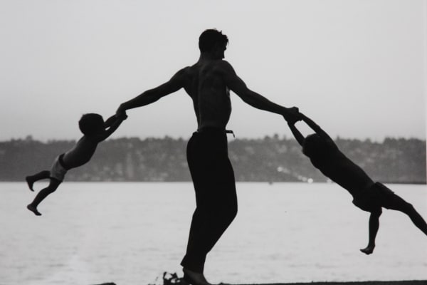 John Dominis, Jacques D'Amboise Playing with his Children, Seattle, Washington, 1962/Printed 2006