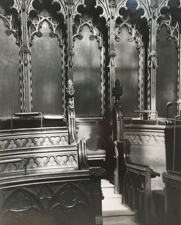 Bill Brandt, Westminster Abbey, Choir, c. 1940s