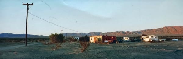 John Divola, Desert Panorama (Dog), 1999