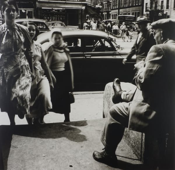 Martin Elkort, Love On The Stoop, New York City, 1950 (Printed Later)
