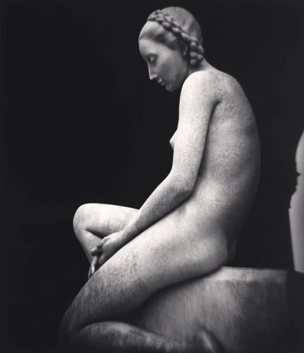 Michael Kenna, Graveside Statue, Study 2, Milan, Italy, 2008