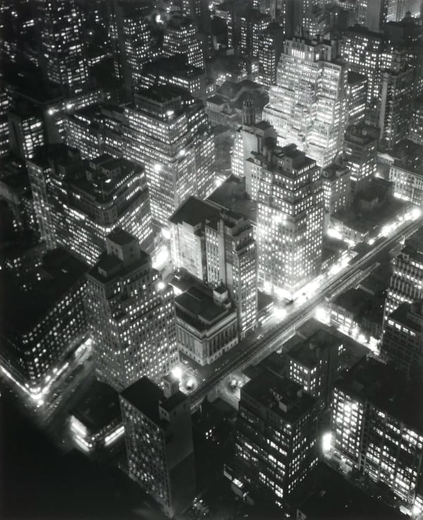 Berenice Abbott, Night View, New York, 1932