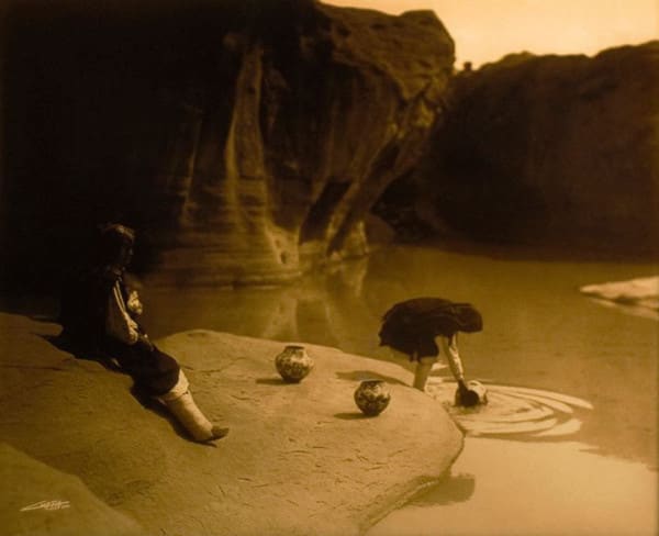 Edward Curtis (United States, b. 1868-1952), At the Old Well of Acoma, 1904