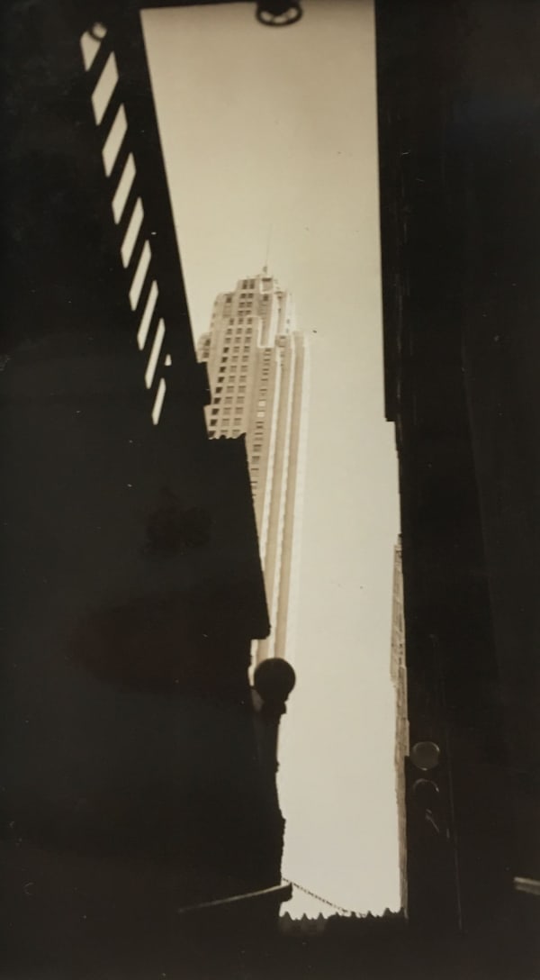 Fred Zinnemann Empire State Building, 1932 Vintage gelatin silver print 4 1/8 x 2 3/8 inches