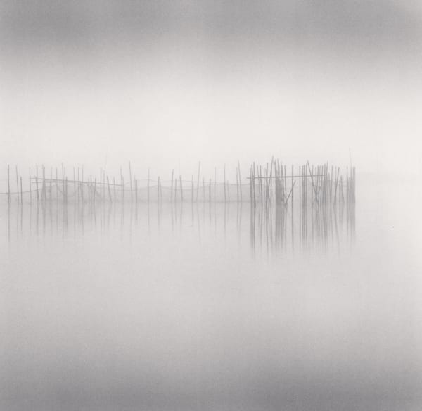 Michael Kenna, Morning Fishing Nets, Biwa Lake, Honshu, Japan, 2003/printed 2019
