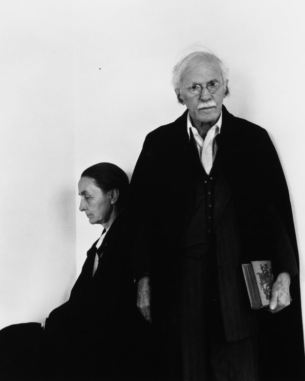 Arnold Newman, Alfred Stieglitz & Georgia O'Keeffe, An American Place, 1944 (Printed Later)