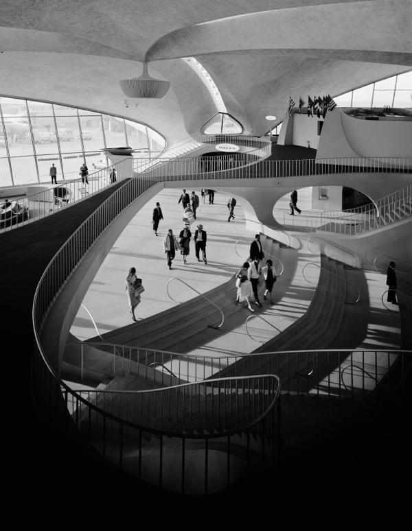 Ezra Stoller, TWA Terminal Interior , 1962