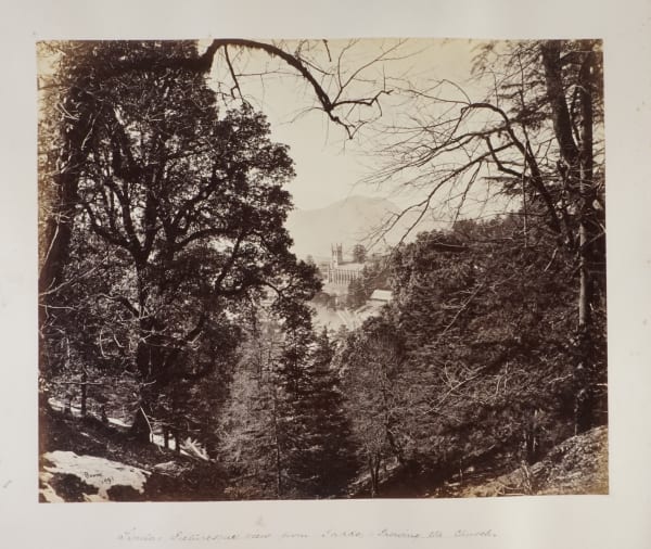 Samuel Bourne, SIMLA;THE VIEW FROM JAKKO, 1888