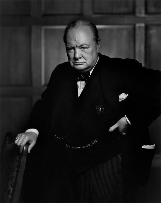 Yousuf Karsh, Winston Churchill, 1941, printed later