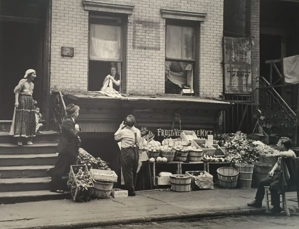 Walter Rosenblum, Gypsies and Vegetable Dealer, Pitt Street, New York, 1938