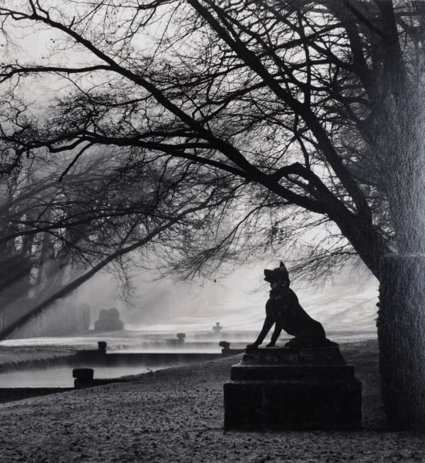 Michael Kenna, Guardian Wolf, Courances, France, 1997