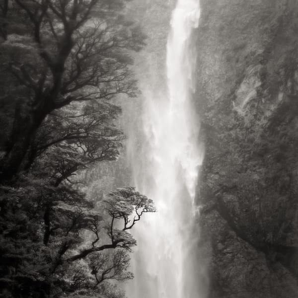 Jeffrey Conley, Waterfall, Southern Alps, NZ, 2011, printed 2016