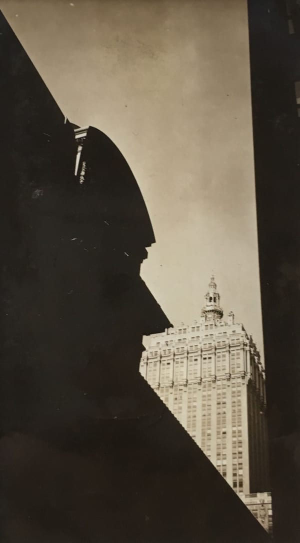 Fred Zinnemann Grand Central Terminal Building, 1932 Vintage gelatin silver print 4 1/4 x 2 3/8 inches