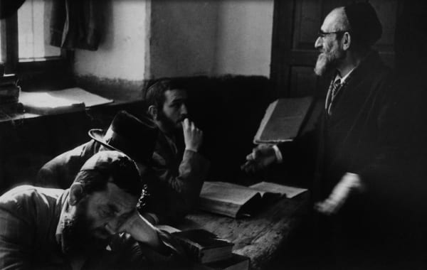 Burt Glinn, Four Talmudic Scholars Studying by Window, 1956/ Printed 1990