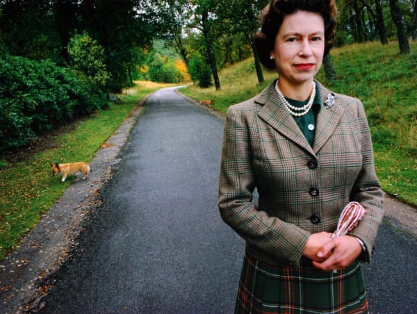 David Montgomery, Queen Elizabeth with Corgis (Country), 1967 (Printed 2018)