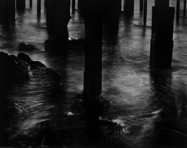 Wynn Bullock, Pilings Under Cannery Row, 1958 (Printed 1960's)