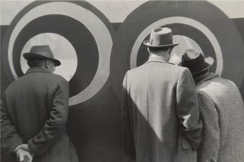 Louis Stettner, Concentric Circles, NYC, 1957