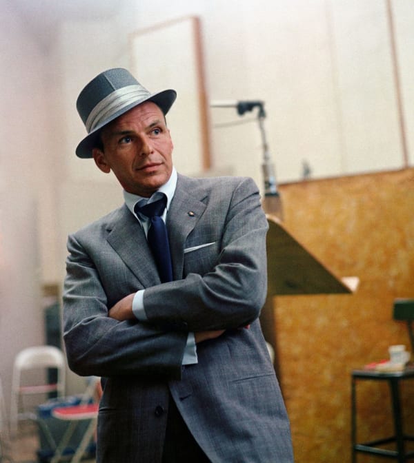 Sid Avery, Kings go Forth, Frank Sinatra at a Capital Records Recording Session in Los Angeles, 1958, printed later