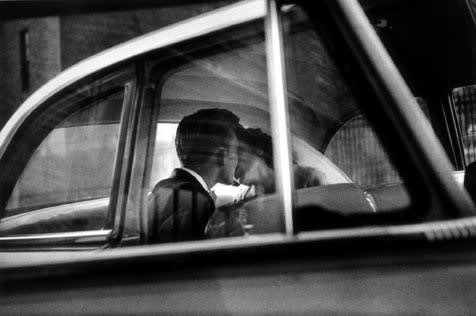 Elliott Erwitt, New York, (Couple Kissing in back of car), 1953/Printed Later