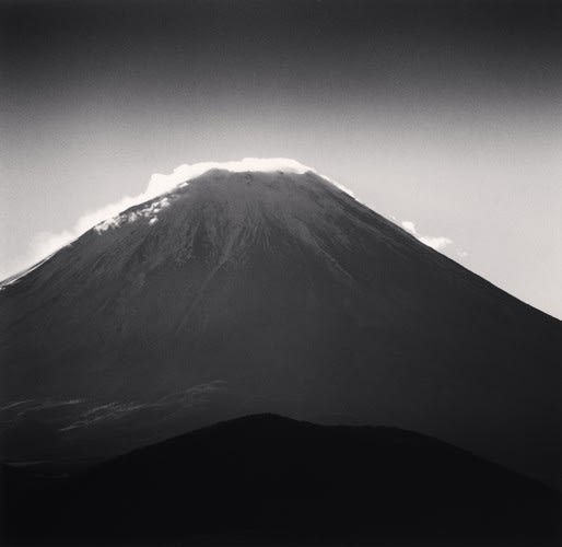 Michael Kenna, Mt. Fuji, Study 2, Yamanaka Lake, Honshu, Japan., 2001
