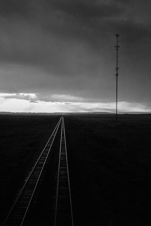 Roger A. Deakins, The Rail to Grants, NM, 2014
