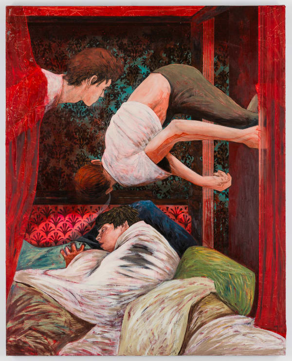 Hernan Bas, Nightmare (talking in your sleep), 2024
