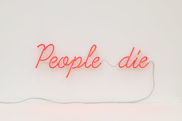 Maja Bajević, People die, 2022