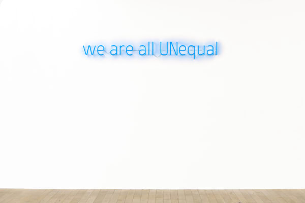 Maja Bajević, we are all UNequal, 2022