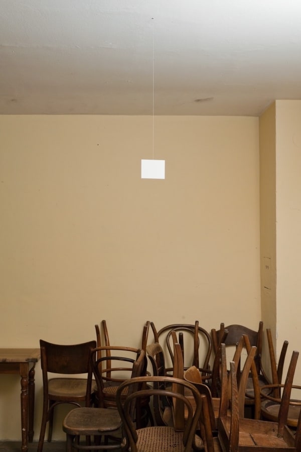 Bruno Jakob, Weisses Lächeln Over a period of time. Months. Energy and brainwaves still continuing. Visible and invisible. Thoughts of painted images. Thousands free and bloodied. Color as well as black and white. Silently captured and released. Surrounded in elegance, 2010