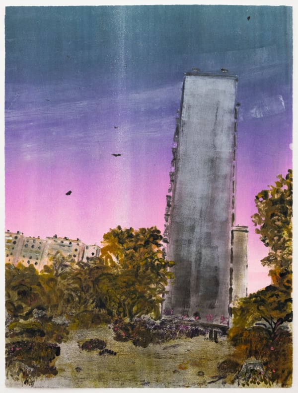 Andriu Deplazes, Tour d'habitation dans nature autonome (Residential tower in self-standing nature), 2023