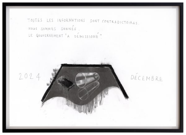 Marc Bauer, L'Avènement, Janvier 2025, Le Verre, 2025