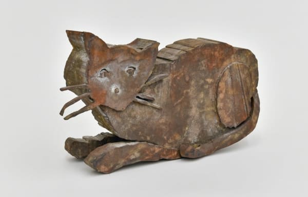 Zilla Leutenegger, Katze, kauernd (Cat, crouching), 2020