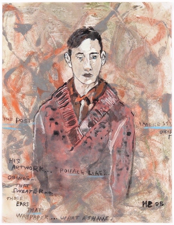 Hernan Bas, The post-impressionist, what a shame..., 2008