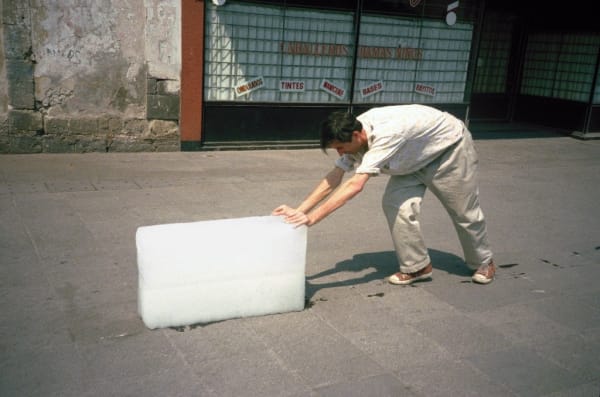 Francis Alÿs, Paradox of Praxis 1 (Sometimes Making Something Leads to Nothing), 1997